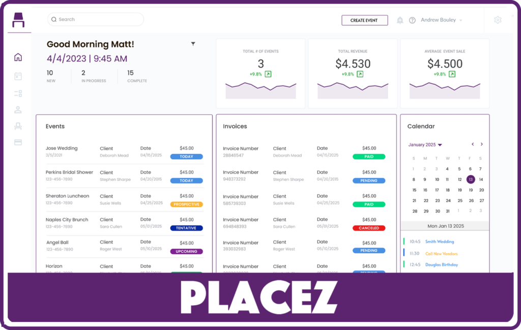 Caterease | Advanced Catering & Event Management Software Placez Hover Header